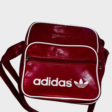 Vintage Red Adidas Messenger Bag