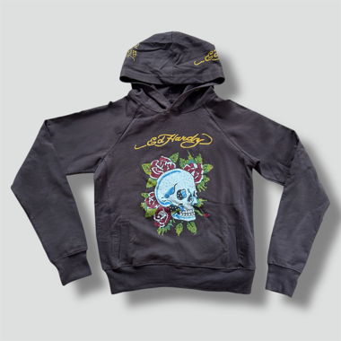 Ed Hardy vintage cropped light hoodie