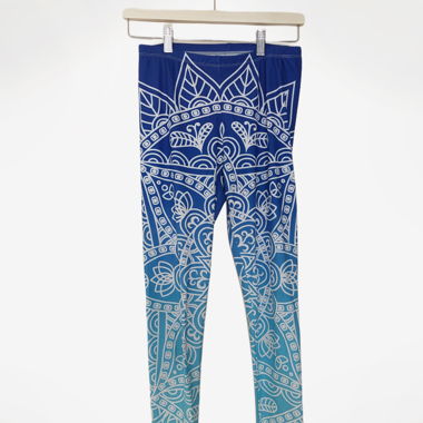 Blaue Mandala Leggings