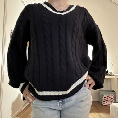 Navy blue cardigan