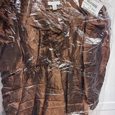 Abito di raso Topshop marrone