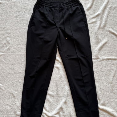 Set da 2 pantaloni in tessuto neri