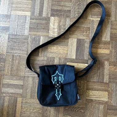 Borsa a tracolla nera Trapstar