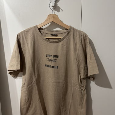 T-shirt oversize beige