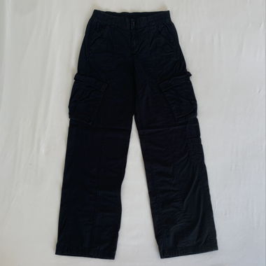 Schwarze Cargohose
