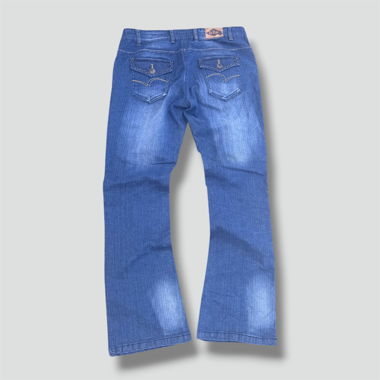Lee Cooper wide leg stone washed jeans