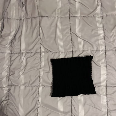 Schwarzes Bandeau Top