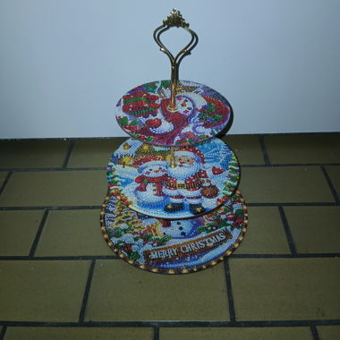 Christmas Tiered Serving Tray