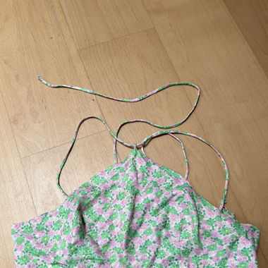 zara neckholder summer top