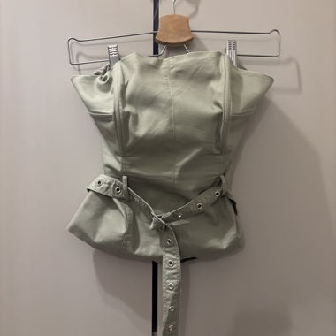 Top bustier kaki mango