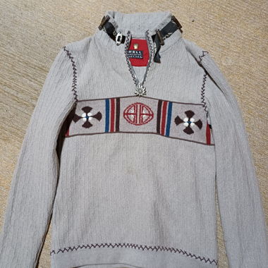 Maglione collo alto Hell Divers Europe grigio