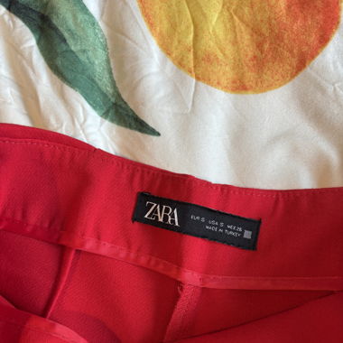 Zara red pants