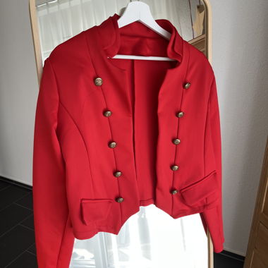 Zirkusveste Uniformstil signalrot