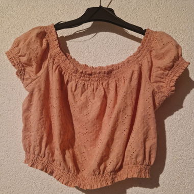 Crop top rosa 