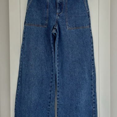 Jeans en denim taille haute et jambes larges Lucy and Yak
