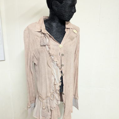 Camicia Boho Rosa Chiaro