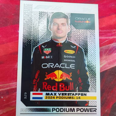 Carta Red Bull di Max Verstappen