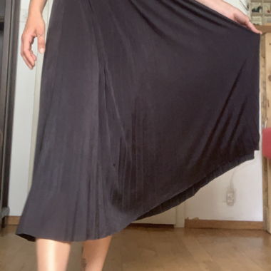 Object Pleated Skirt - black