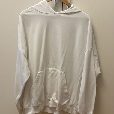 Weisser Hoodie