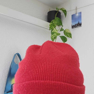 Vintage Quiksilver Beanie – Bold Red