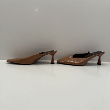Scarpe slip-on marroni Zara