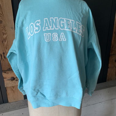 Blauer Pullover