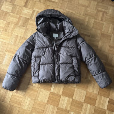 braune Steppjacke H&M