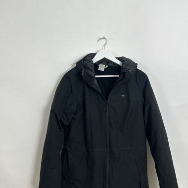 Giacca con cappuccio nera Decathlon