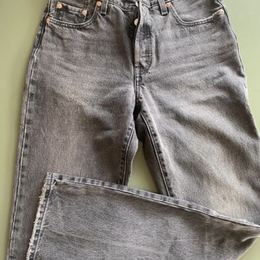 Jeans gris Levi's 501 des années 90