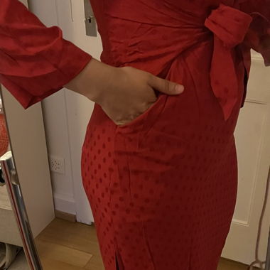 Robe portefeuille rouge & Other Stories