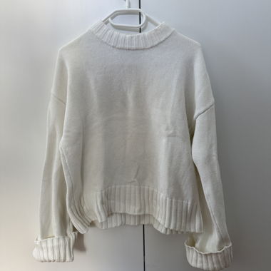 Weisser Strickpullover von Nakd