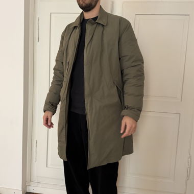 Garbstore Goose Overcoat Olive - Wintermantel 