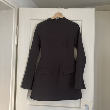 ODD MUSE XS robe courte manches longues grise