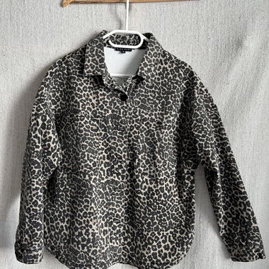 Leopardenhemd von Miou Muse, Grösse S