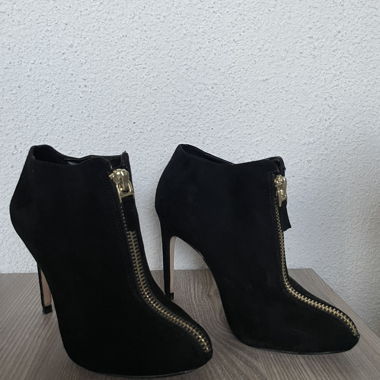 ZARA Stivaletti con tacco alto neri Taglia 36