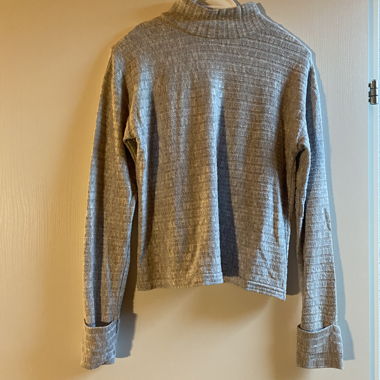Grey Turtleneck Sweater XS