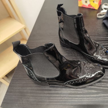 Bottines vernies