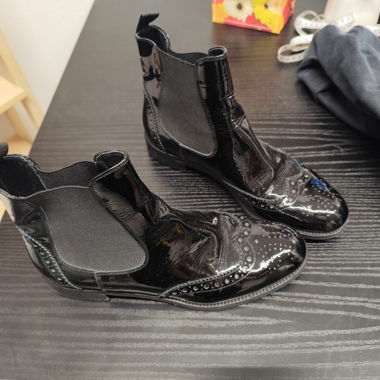 Bottines vernies
