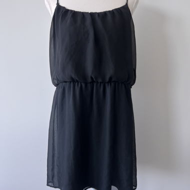 Guess schwarzes Trägerkleid Grösse L