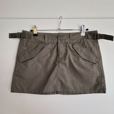 Mini jupe cargo kaki y2k