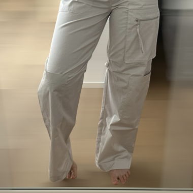Pantaloni cargo beige leggeri
