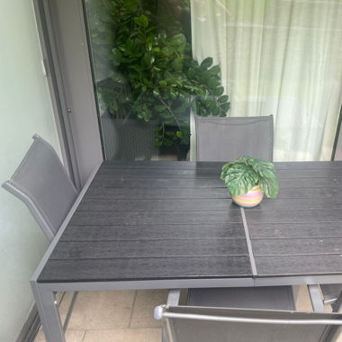 mesa 90cm x 150cm 6 cadeiras 