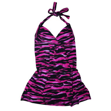 Y2K Miss Sixty Neckholder-Mini-Kleid