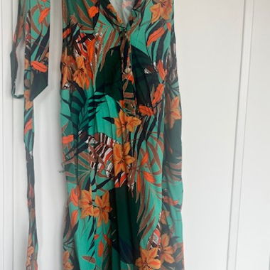 Abito/cover-up floreale multicolore