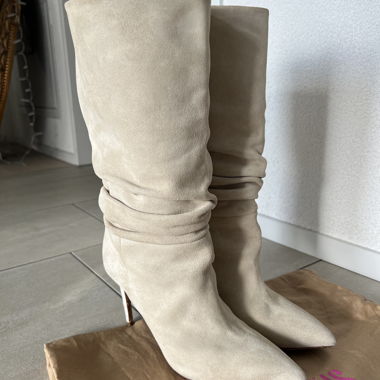 Stivali Paris Texas beige