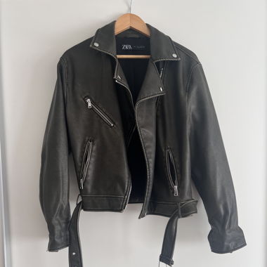 Kunstlederjacke