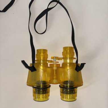 Binocolo Giocattolo Giallo con Borsa e Tracolla