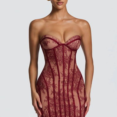 Babyboo Burgundy Dress