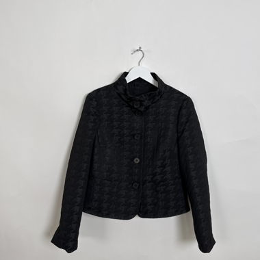 Black patterned jacket