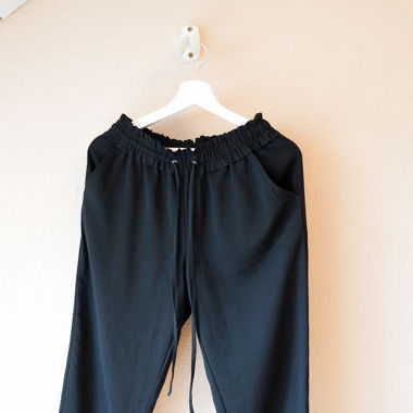 Pantaloni in tessuto neri